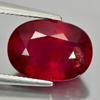 Purplish Red Ruby 4.23 Ct. Oval 10.7 x 7.6 x 5.2 Mm. Natural Gem Madagascar