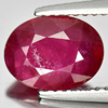 2.11 Ct. Oval Natural Gem Purplish Red Ruby Madagascar
