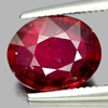 2.59 Ct. Oval Natural Gem Purplish Red Ruby Madagascar