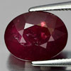 Purplish Red Ruby 4.94 Ct. Oval 10.6 x 8.3 Mm. Natural Gemstone From Madagascar