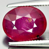 3.70 Ct. Charming Oval Natural Gem Purplish Red Ruby Madagascar