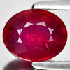 1.82 Ct. Oval Natural Gem Purplish Red Ruby Madagascar