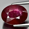 5.61 Ct. Oval Shape Natural Gem Purplish Red Ruby From Madagascar