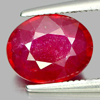 2.62 Ct. Oval Natural Gem Purplish Red Ruby Madagascar