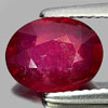 2.56 Ct. Oval Natural Gem Purplish Red Ruby Madagascar