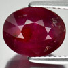 Purplish Red Ruby 4.41 Ct. Oval Shape 10.4 x 8.2 Mm. Natural Gem Madagascar