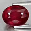 Red Ruby 5.35 Ct. Oval Shape 11.2 x 8.7 Mm. Natural Gemstone From Madagascar