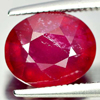 3.87 Ct. Good Oval Natural Gem Purplish Red Ruby Madagascar