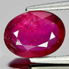 1.87 Ct. Oval Natural Gem Purplish Red Ruby Madagascar
