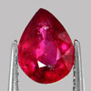 1.63 Ct. Natural Gemstone Pear Shape Purplish Red Ruby From Madagascar