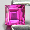 Certified Unheated 0.14 Ct. Natural Purplish Red Ruby Square Shape Mozambique Certified Unheated 0.14 Ct. Natural Purplish Red Ruby Square Shape Mozambique