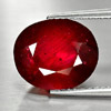 6.68 Ct. Alluring Natural Red Ruby Gemstone Oval Shape From Madagascar