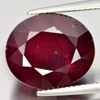 Purplish Red Ruby 15.31 Ct. Oval 14.9 x 12.6 Mm. Natural Gemstone Madagascar