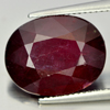 Purplish Red Ruby 13.01 Ct. Oval Shape 15.8 x 12.4 Mm. Natural Gem Madagascar