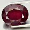 Purplish Red Ruby 20.44 Ct. Oval Shape 17 x 13.9 Mm. Natural Gemstone Madagascar