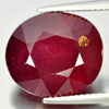 Purplish Red Ruby 14.97 Ct. Oval Shape 14.8 x 12.8 Mm. Natural Gem Madagascar