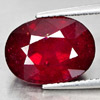 Red Ruby 7.17 Ct. Oval Shape 12.9 x 9.7 Mm. Natural Gemstone From Madagascar