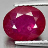Natural Gem 2.21 Ct. Purplish Pink Ruby Oval Shape Madagascar