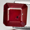 3.72 Ct. Octagon Shape Natural Purplish Red Ruby Gemstone