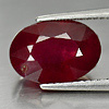 Purplish Red Ruby 5.47 Ct. Oval 11.7 x 8.1 Mm. Natural Gemstone From Madagascar