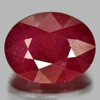 Purplish Red Ruby 7.91 Ct. Oval Shape 12.6 x 10 Mm. Natural Gemstone Madagascar