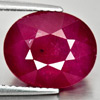 Purplish Red Ruby 5.94 Ct. Oval Shape 11.8 x 9.8 Mm. Natural Gemstone Madagascar