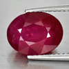 Purplish Red Ruby 4.40 Ct. Oval 10 x 8 Mm. Natural Gemstone From Madagascar