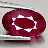 Purplish Red Ruby 3.60 Ct. Oval Shape 10.5 x 6.8 Mm. Natural Gem Madagascar