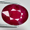3.75 Ct. Charming Natural Purplish Red Ruby Gemstone Oval Shape