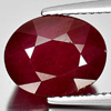 Red Ruby 6.52 Ct. Oval Shape Size 11 x 9 Mm. Natural Gemstone From Mozambique
