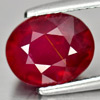 3.35 Ct. Oval Shape Natural Purplish Red Ruby Gemstone Madagascar