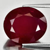 Certified Purplish Red Ruby 17.21 Ct. Oval 13.67 x 16.19 Mm. Natural Madagascar