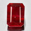 1.95 Ct. Octagon Shape Natural Purplish Red Ruby Gem Madagascar