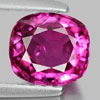 Certified Purple Sapphire Unheated 1.14 Ct. Cushion 5.44 x 6.07 Mm. Natural Gem
