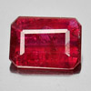 1.08 Ct. Good Cutting Octagon Natural Gemstone Pinkish Red Ruby