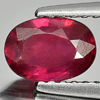Good Color 0.91 Ct. 7 x 4.9 Mm. Oval Shape Natural Gem Pinkish Red Ruby
