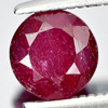 1.32 Ct. Round Natural Gemstone Pinkish Red Ruby Madagascar