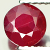 Calibrate Size 1.20 Ct. Round Shape Natural Gem Pinkish Red Ruby