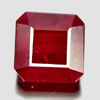 Red Ruby 2.83 Ct. Octagon Shape 7.3 x 7.2 Mm. Natural Gemstone From Madagascar