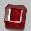 Red Ruby 2.57 Ct. Octagon Shape 6.8 x 6.7 Mm. Natural Gemstone From Madagascar
