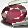 Good Color 1.05 Ct. Oval Natural Gem Purplish Red Ruby Mozambique