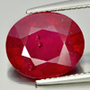 Red Ruby 6.75 Ct. Oval Shape 12.5 x 10.6 Mm. Natural Gemstone From Mozambique