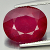 Red Ruby 8.56 Ct. Oval Shape 13.2 x 11 x 6.8 Mm. Natural Gemstone Mozambique