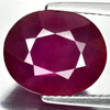 Red Ruby 7.35 Ct. Oval Shape 12.7 x 10.6 Mm. Natural Gemstone From Mozambique