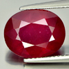 Purplish Red Ruby 7.06 Ct. Oval Shape 12.2 x 9.7 Mm. Natural Gem Mozambique