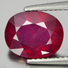Purplish Red Ruby 4.45 Ct. Oval Shape 10 x 8.2 Mm. Natural Gemstone Mozambique