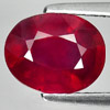 Red Ruby 3.70 Ct. Oval Shape 9.8 x 8 Mm. Natural Gemstone From Mozambique