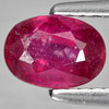 1.06 Ct. Oval Shape Gemstone Natural Purplish Red Ruby Madagascar