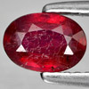 0.92 Ct. Oval Shape Natural Purplish Red Ruby Gemstone Madagascar
