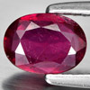 0.85 Ct. Good Oval Shape Natural Gemstone Purplish Red Ruby Madagascar